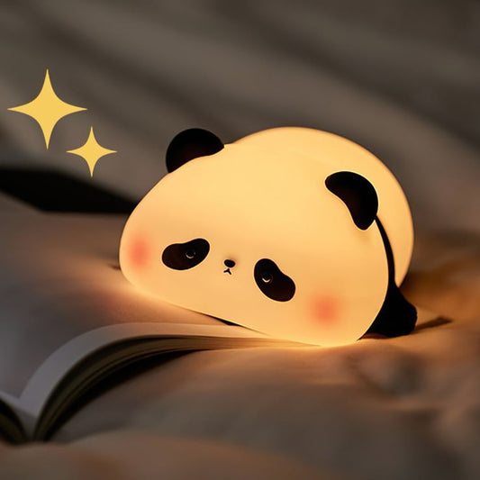 Cute Silicone Panda Night LED Light For Bedrooms & Kidsroom