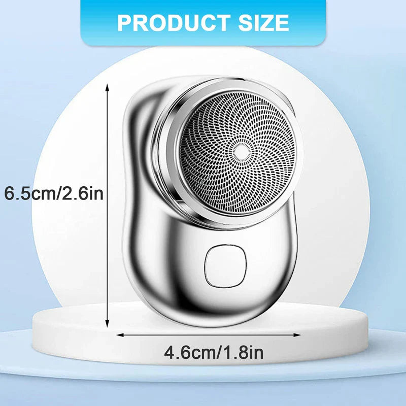 Mini Portable Electric Shaver 3-Blade