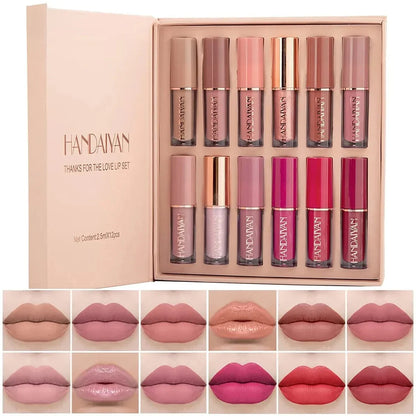 12 Pcs Mocallure Lip Gloss Set