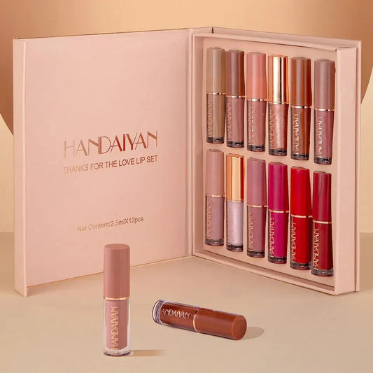 12 Pcs Mocallure Lip Gloss Set