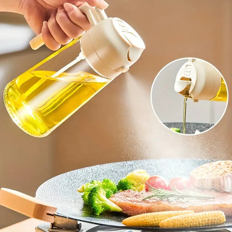 2 in 1 Oil Dispenser Bottle & Sprayer