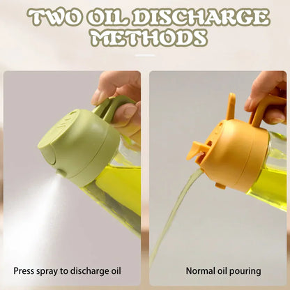2 in 1 Oil Dispenser Bottle & Sprayer