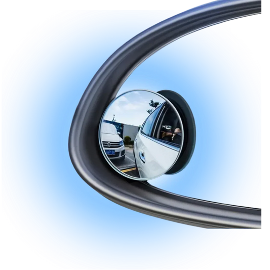Car Blind Spot Safety Mirror - Set of 2 (Both Sides)