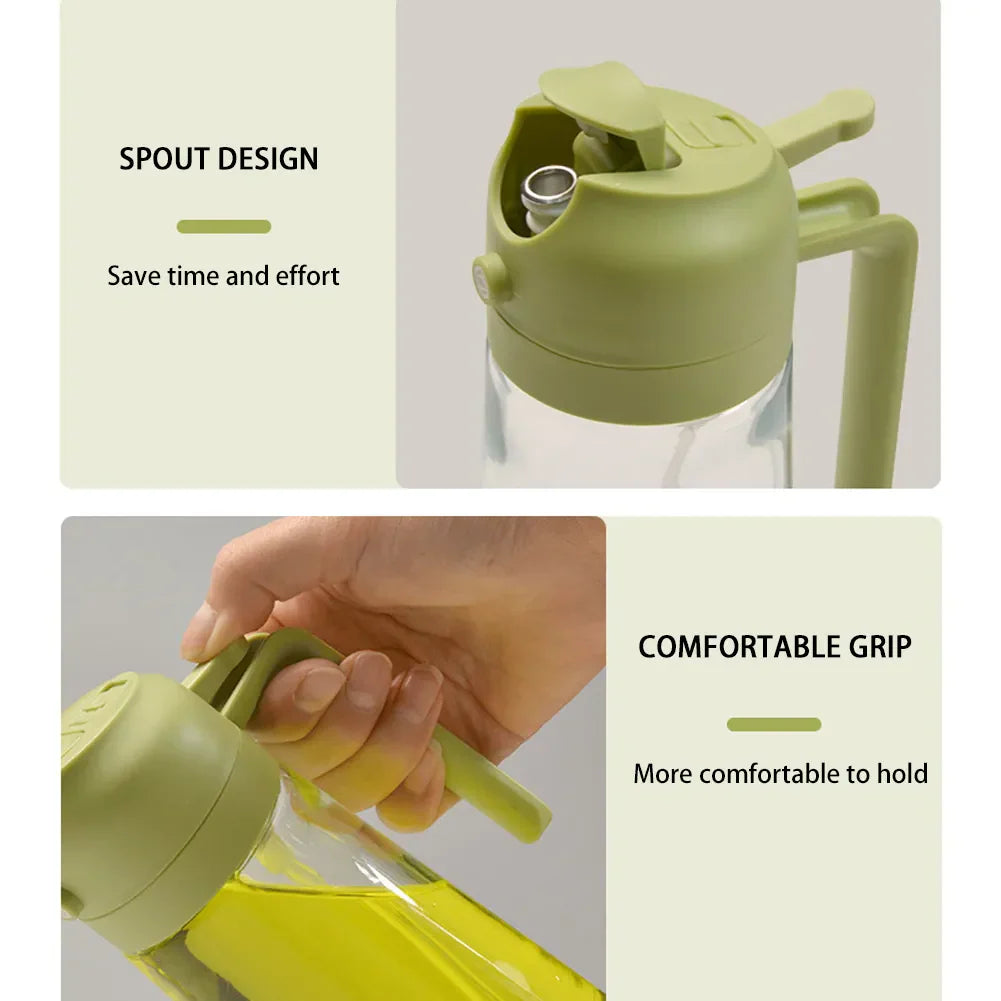 2 in 1 Oil Dispenser Bottle & Sprayer