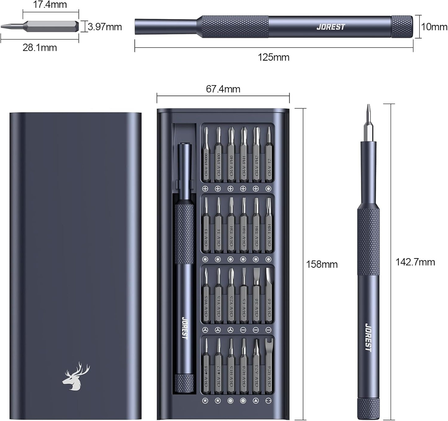 25 In 1 Screwdriver Set