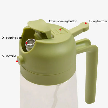 2 in 1 Oil Dispenser Bottle & Sprayer