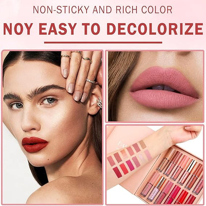 12 Pcs Mocallure Lip Gloss Set
