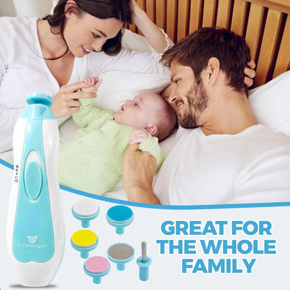 BILAFIYA 6-in-1 Electric Baby Nail Trimmer Kit
