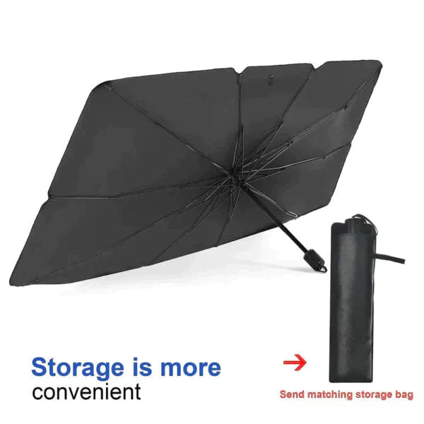 Universal Foldable Car Windshield Sunshade Umbrella – UV & Heat Protection for All Cars