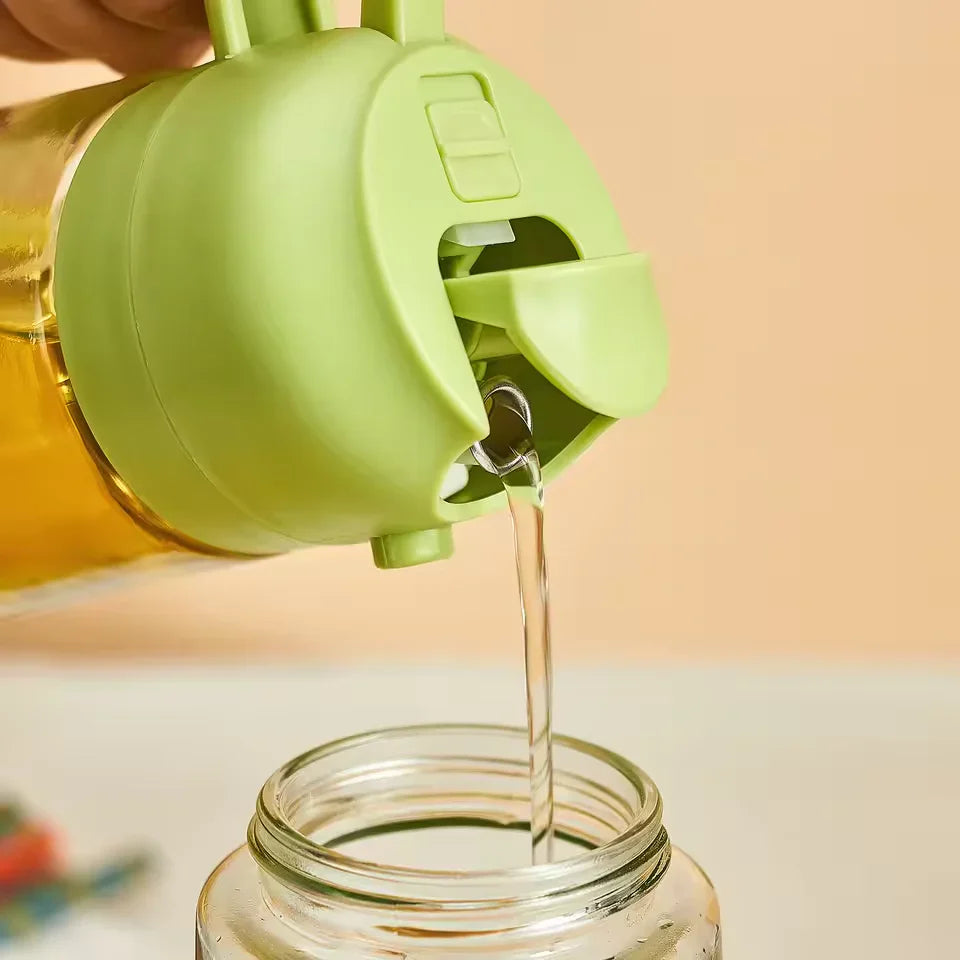 2 in 1 Oil Dispenser Bottle & Sprayer