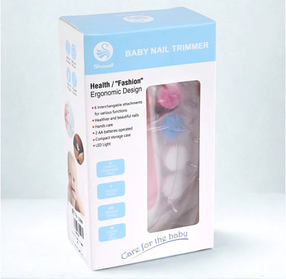 BILAFIYA 6-in-1 Electric Baby Nail Trimmer Kit
