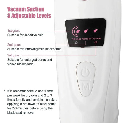 BILAFIYA 5-in-1 Rechargeable Blackhead Remover & Acne Pore Cleaner