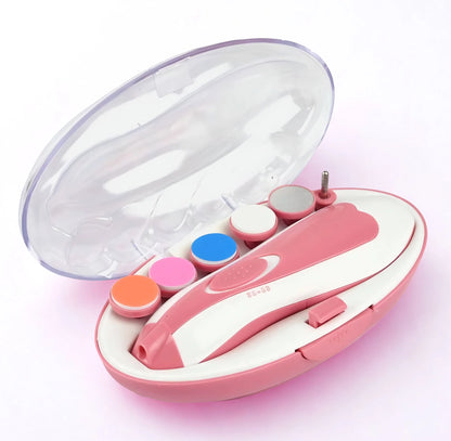 BILAFIYA 6-in-1 Electric Baby Nail Trimmer Kit