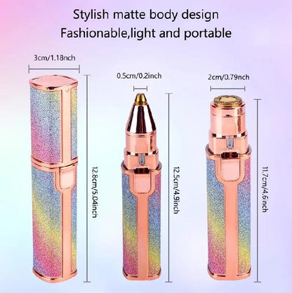 BILAFIYA 2-in-1 Rechargeable Facial Hair Remover & Eyebrow Trimmer for Women