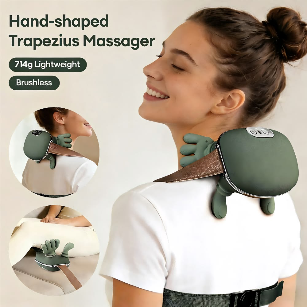 Neck & Shoulder Massager With Heat – Deep Tissue Pain Relief