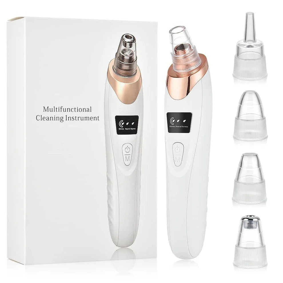 BILAFIYA 5-in-1 Rechargeable Blackhead Remover & Acne Pore Cleaner