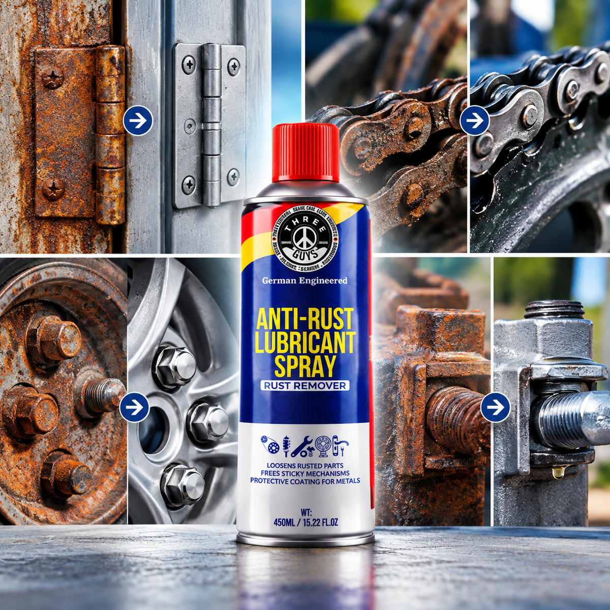 Anti-Rust Lubricant Spray-450ml