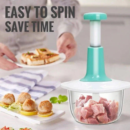 Hand Pushing Chopper Manual Press
