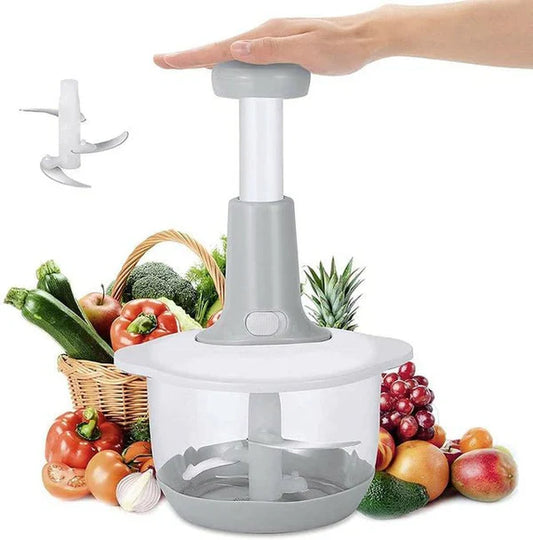 Hand Pushing Chopper Manual Press