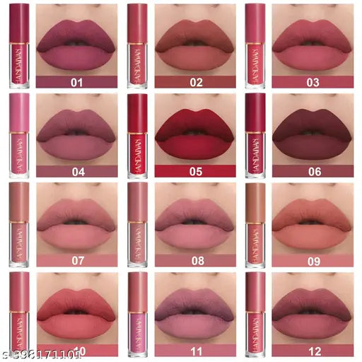 12 Pcs Mocallure Lip Gloss Set